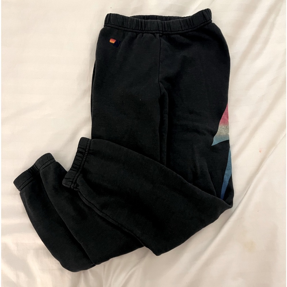 AVIATOR NATION Black Lightning Sweatpants